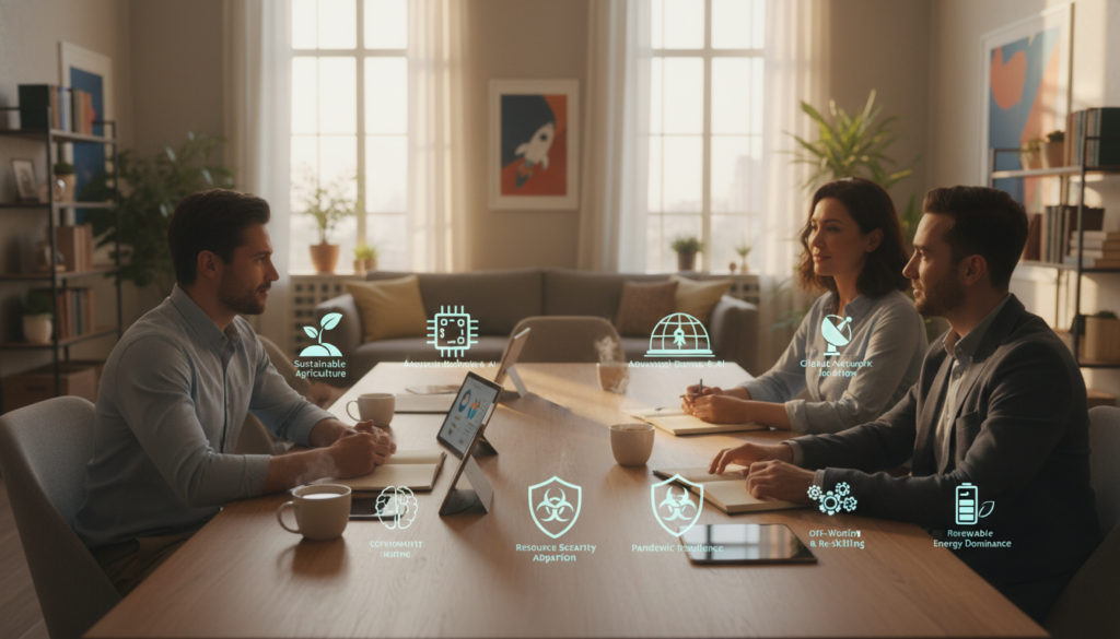 일론 머스크가 경고한 3년 뒤 한국의 미래와 10가지 생존 시나리오를 보여주는 분석 이미지