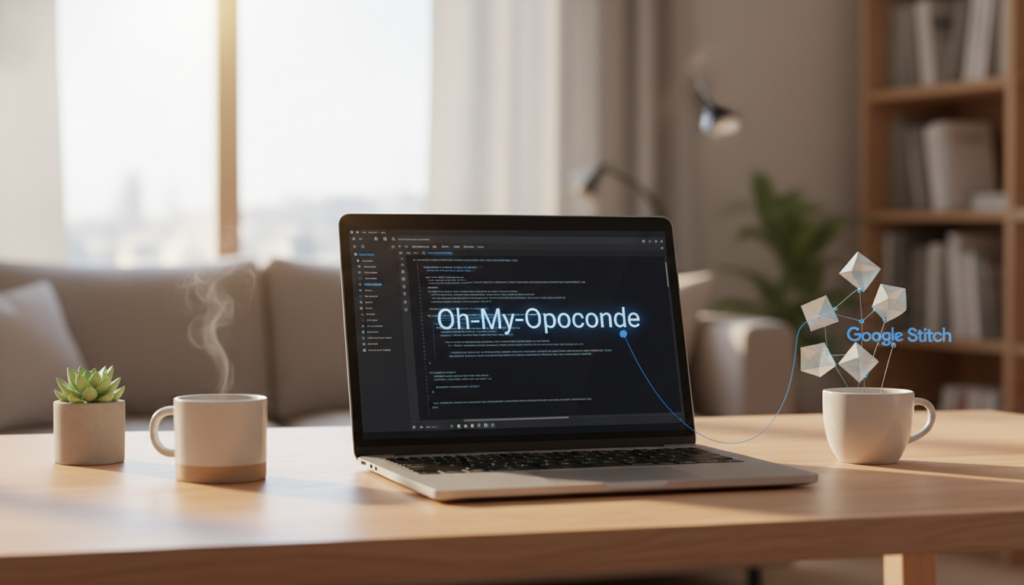 oh-my-opencode 사용 중인 노트북