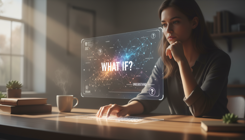 질문하는 인간과 답하는 인공지능의 공생 및 사고의 근육 강화